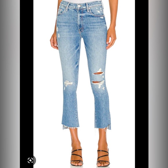 Mother Superior Insider Step Crop Fray Jeans - Picture 3 of 6